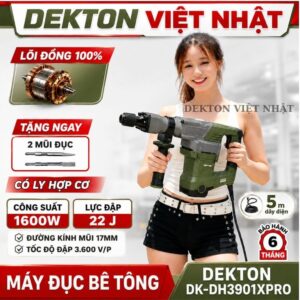 Máy đục bê tông Dekton DK-DH3901XPRO