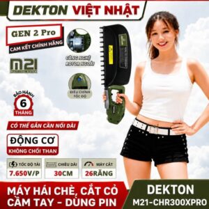 Máy Hái Chè Pin Dekton M21-chr300xpro