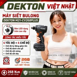 Máy siết bulong Dekton M21-CV268PLUS