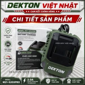 Alternative view of Sạc pin Dekton M21-S20XPRO