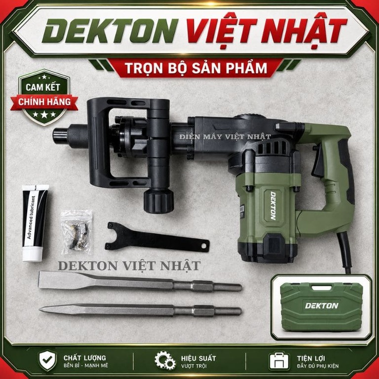 Máy khoan đục bê tông 17MM Dekton DK-DH3505XPRO - Ảnh 2