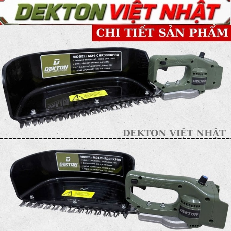 Máy Hái Chè Pin Dekton M21-chr300xpro - Ảnh 4