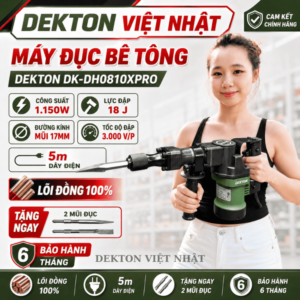 Máy khoan đục bê tông Dekton DK-DH0810XPRO 17mm