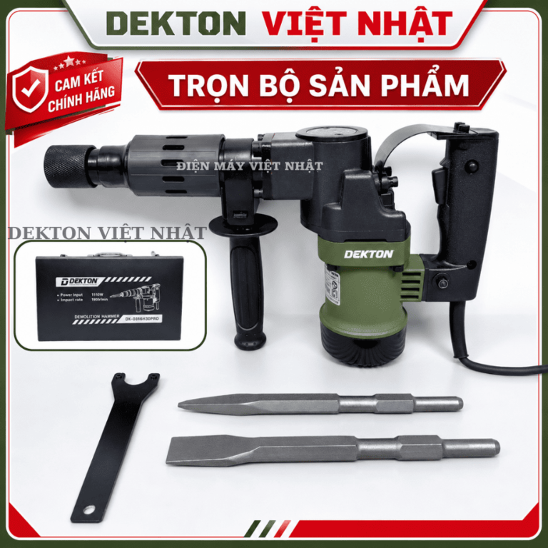 Máy khoan đục bê tông Dekton DK-DH0810XPRO 17mm - Ảnh 3