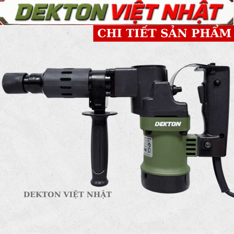 Máy khoan đục bê tông Dekton DK-DH0810XPRO 17mm - Ảnh 6