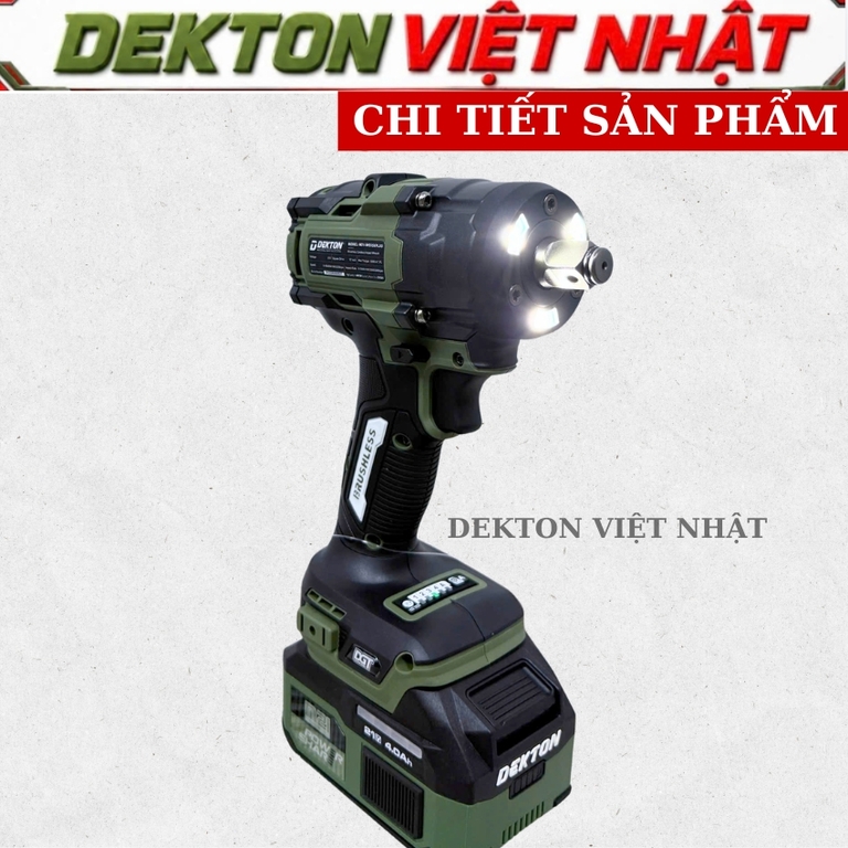 Máy siết bulong Dekton M21-IW555XPLUS - Ảnh 6
