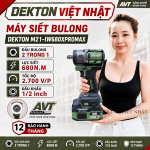 Máy siết bulong Dekton M21-IW680XPROMAX