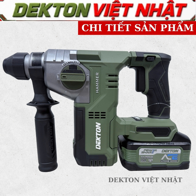 Thân máy khoan đục Dekton M21-RH2603XPRO - Ảnh 4