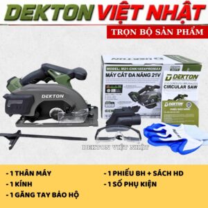Alternative view of Máy cắt hợp kim dùng pin Dekton M21-CHK185XPROMAX động cơ không chổi than, 3 cấp chỉnh tốc, tốc độ không tải 3600rpm