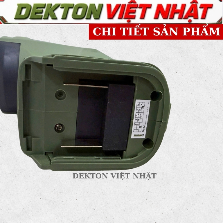 Máy phun sơn Dekton M21-SPS1000XBL, lưu lượng 900l/p, bảo hành 12 tháng - Ảnh 7